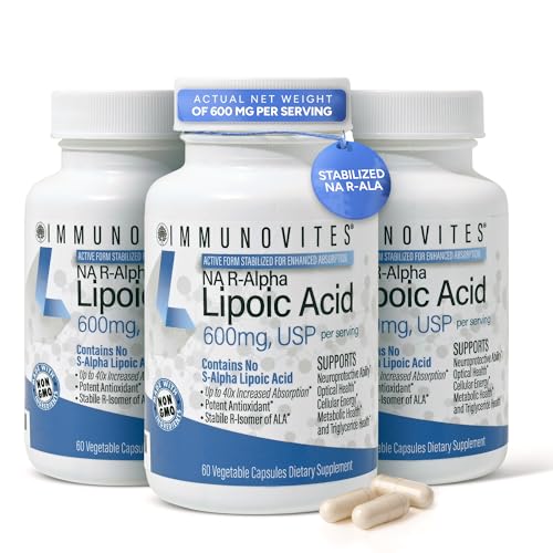 Ácido R-Alpha Lipoico 600mg