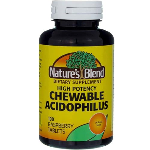 acidophilus masticables sabor frambuesa