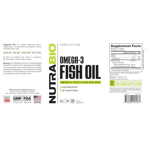 ácidos grasos omega 3 NutraBio
