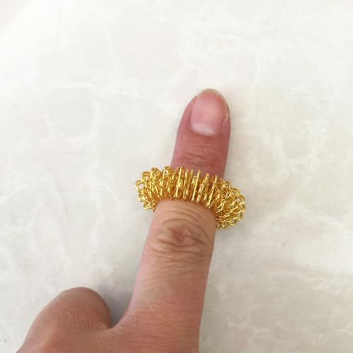 acupuntura y fidget en un anillo