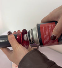 adaptador rojo para butano eficiente