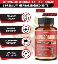 agobi Ashwagandha y Rhodiola