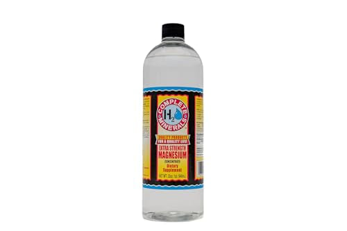 agua mineral iónica de magnesio concentrado