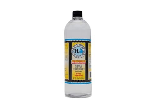 agua mineral iónico plata concentrado 400 ppm