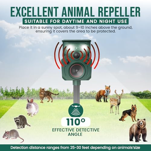 ahuyentador de perros con sensor de movimiento