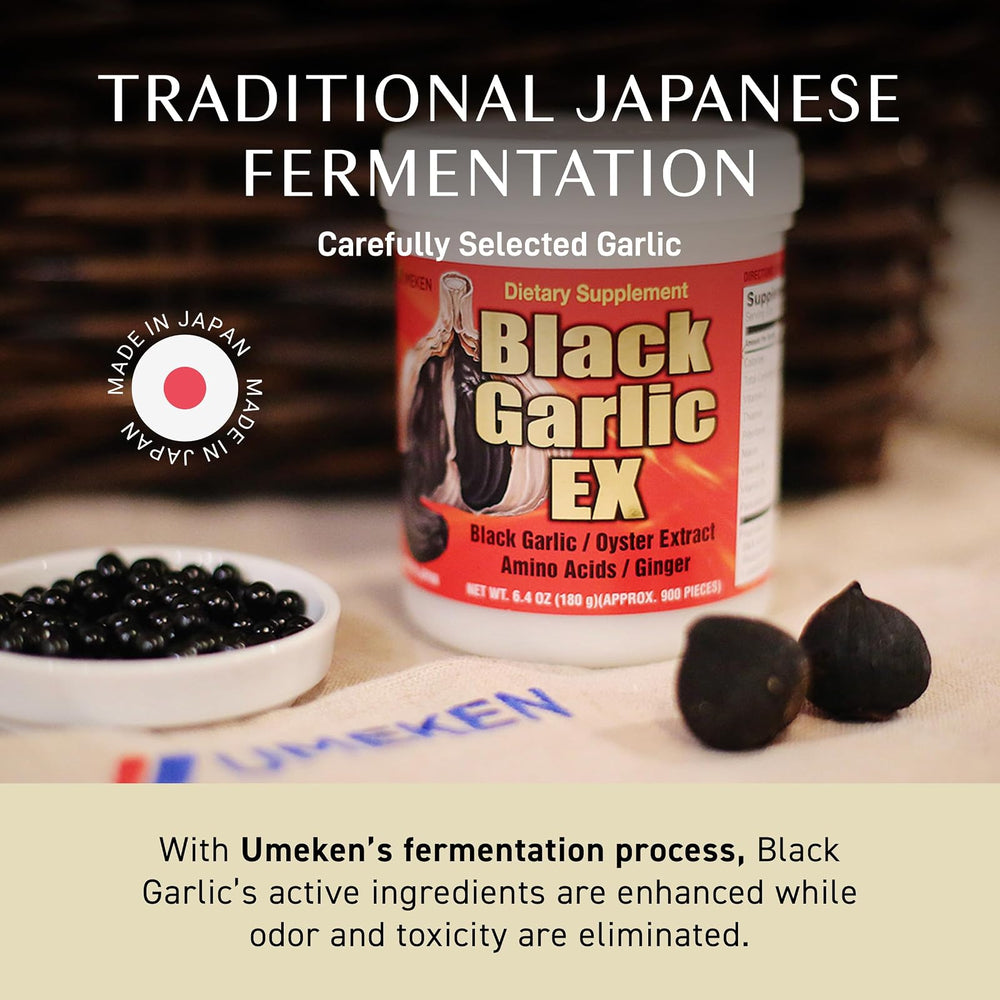 Ajo negro en envase de Umeken