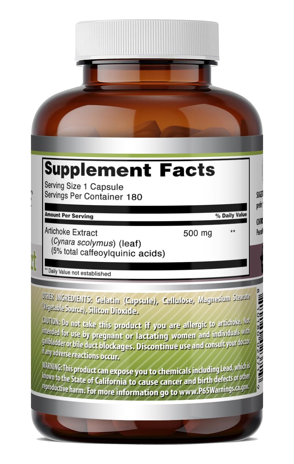 Alcachofa en cápsulas 500 mg