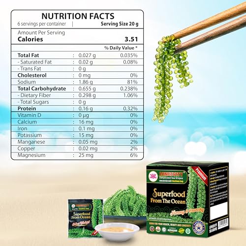 Alga lato rica en nutrientes
