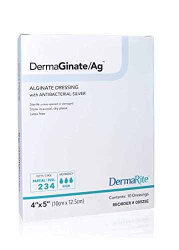 Algodón alginato plata para heridas