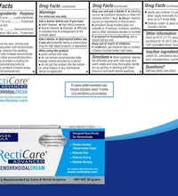 alivio 4 en 1 de hemorroides con Recticare
