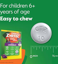 Alivio de alergias en tabletas masticables