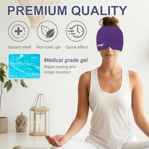 alivio de sinusitis con gorro