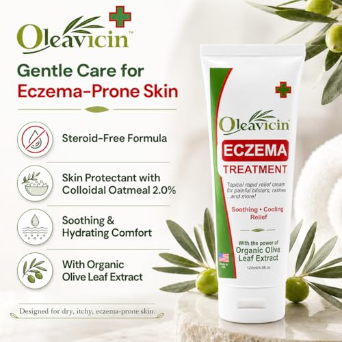 alivio picazón eczema con crema Oleavicin