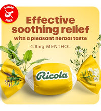 alivio rápido con caramelos herbales Ricola