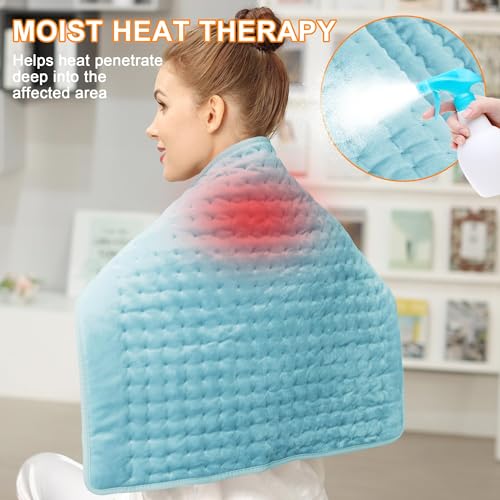 almohadilla eléctrica para espalda y cuello