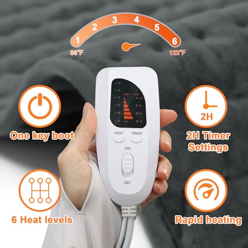 almohadilla gris con apagado automático