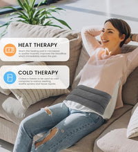 Almohadilla gris oscuro para terapia de calor