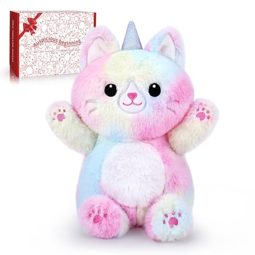 almohadilla térmica gato unicornio suave