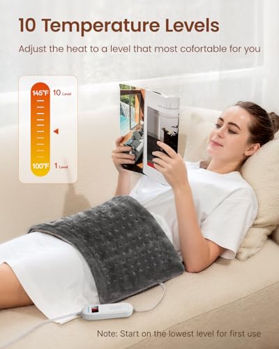 almohadilla térmica para terapia de calor