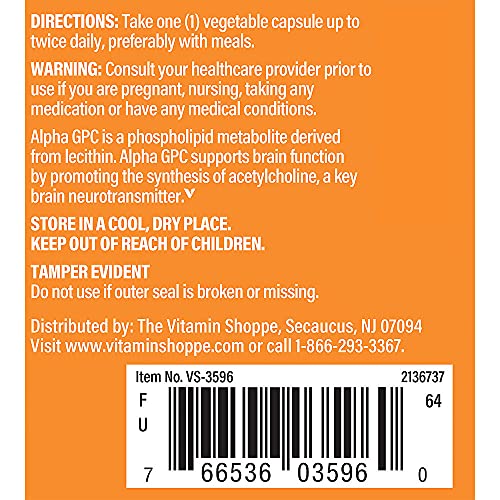 Alpha GPC 300MG para concentración