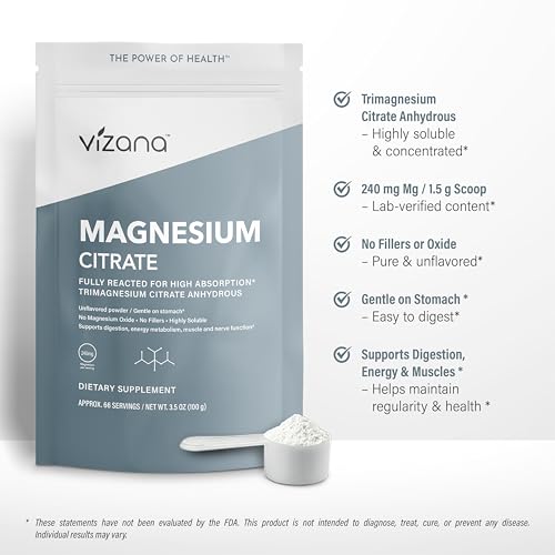 Alta absorción de magnesio elemental