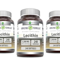 Amazing Formulas Lecitina 1200 mg cápsulas blandas