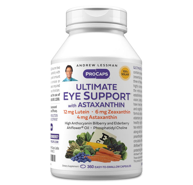 Andrew Lessman Ultimate Eye Support 12 mg - 360 Cápsulas Blandas - imagen del producto 1