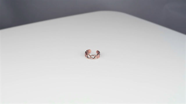 anillo de cobre para aliviar estrés