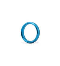 anillo de metal para el pene azul