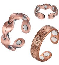 anillo magnético de cobre para terapia