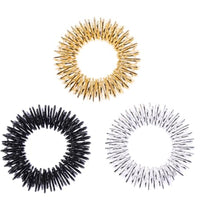 anillos fidget negros para concentración