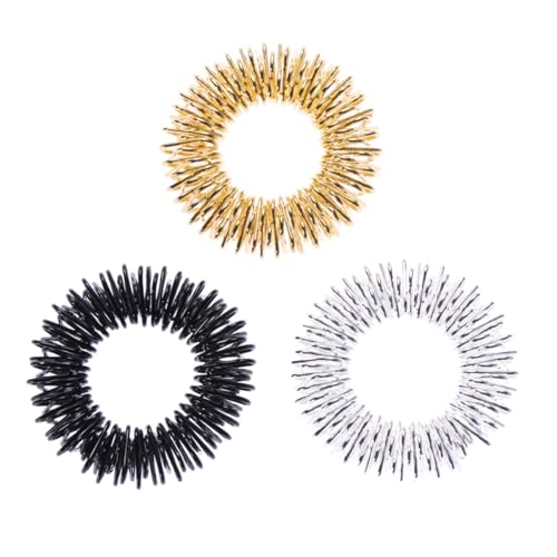 anillos fidget negros para concentración