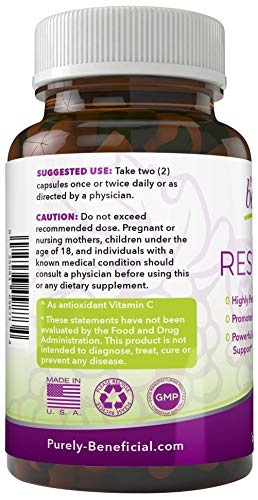 Antienvejecimiento con resveratrol puro