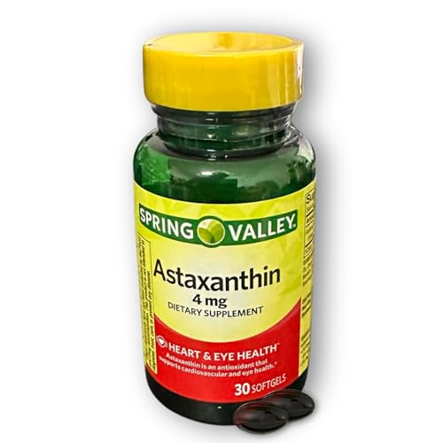 Antioxidante natural astaxantina en cápsulas