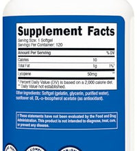 Antioxidante natural licopeno Nutricost en cápsulas