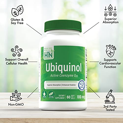 Antioxidante potente Ubiquinol 60 cápsulas