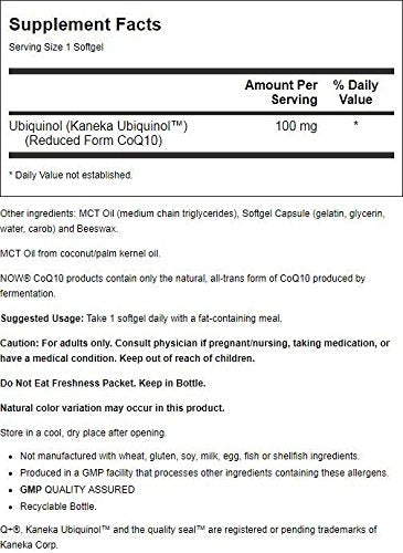 Antioxidante Ubiquinol para salud celular