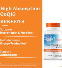 Antioxidantes CoQ10 alta absorción