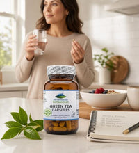 antioxidantes en cápsulas de té