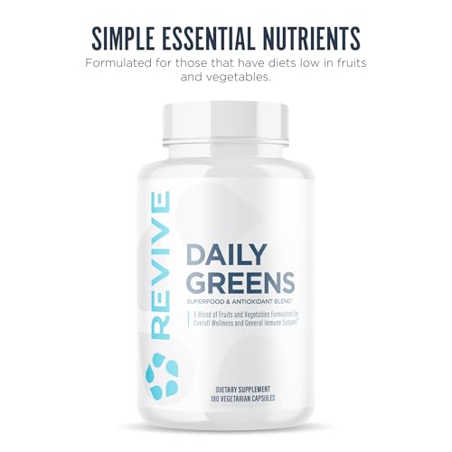 antioxidantes en Daily Greens Revive para salud
