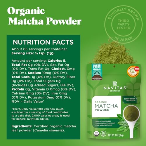 Antioxidantes en polvo de matcha