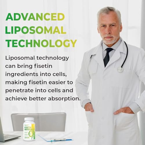 Antioxidantes naturales en fisetina liposomal
