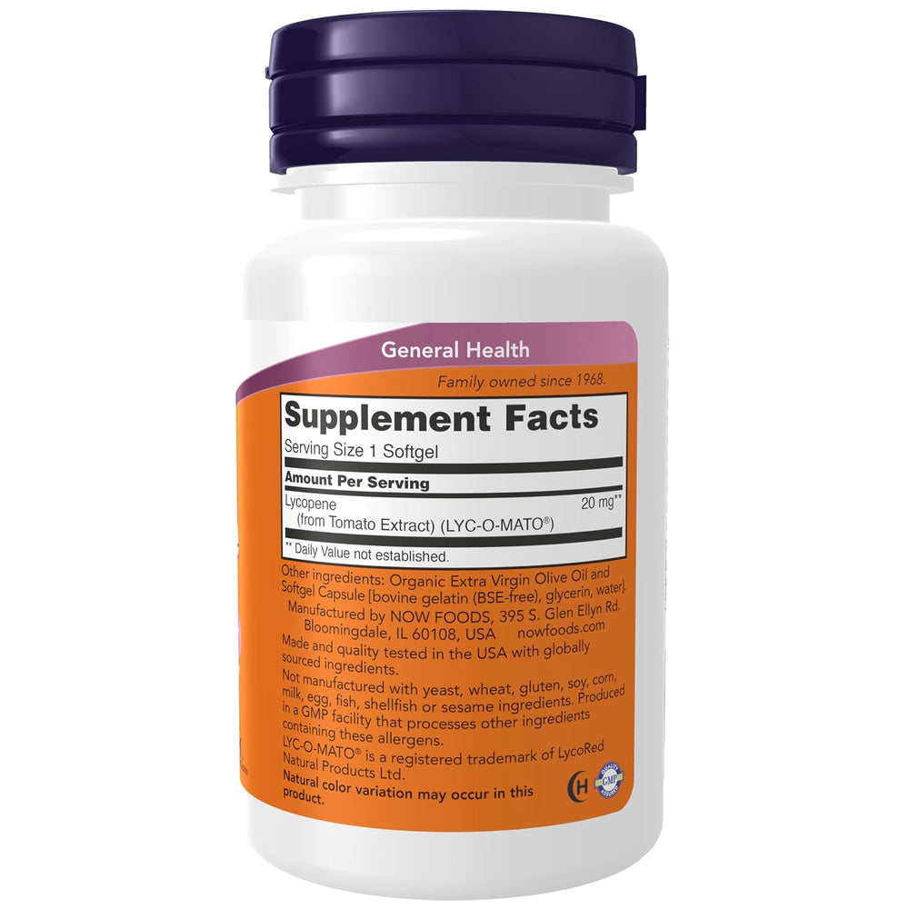 Antioxidantes NOW Foods Licopeno