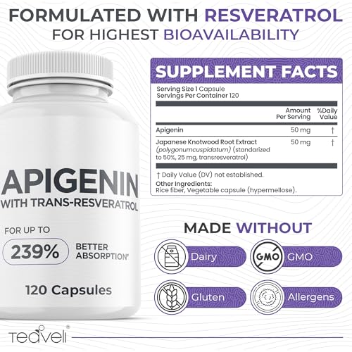 Apigenina para apoyo al sueño profundo
