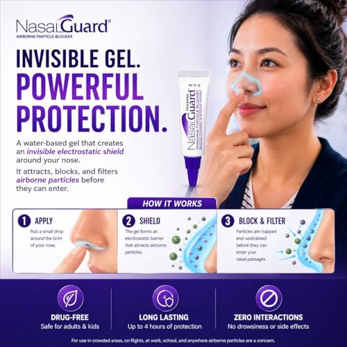 aplicación sencilla alrededor de la nariz