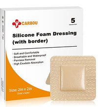 Apósito de espuma de silicona Carbou