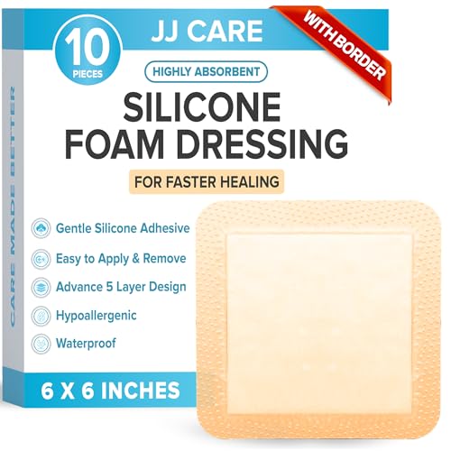 apósitos de espuma de silicona 6x6