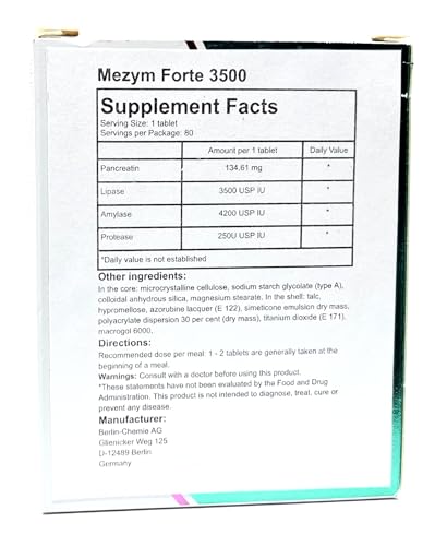 apoyo digestivo con 3500 Forte tabletas