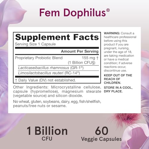 Apoyo digestivo con Fem-Dophilus Jarrow