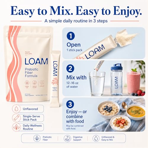 apoyo digestivo con fibra de loam